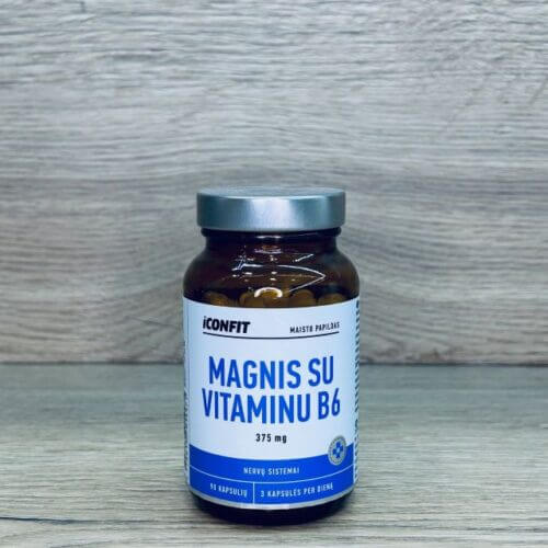 iconfit magnis su vitaminu b6 90 kaps
