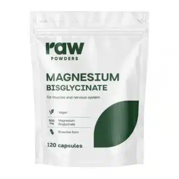 Raw Powders Magnesium Bisglycinate - 120 kaps. - Image 2