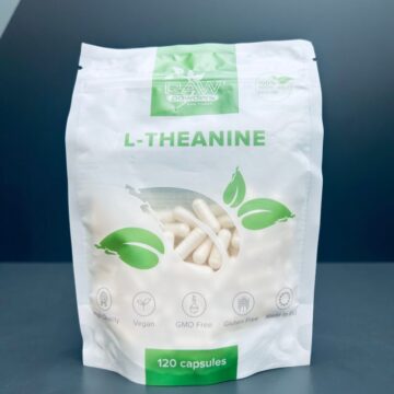 Raw Powders L-Theanine - 120 kaps.