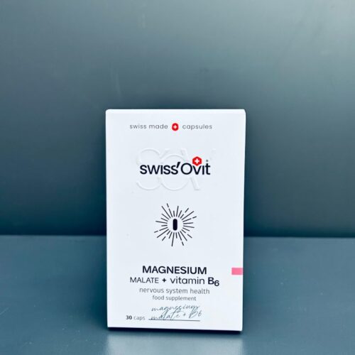 Swiss´Ovit Magnesium Malate + Vitamin B6 - 30 kaps.