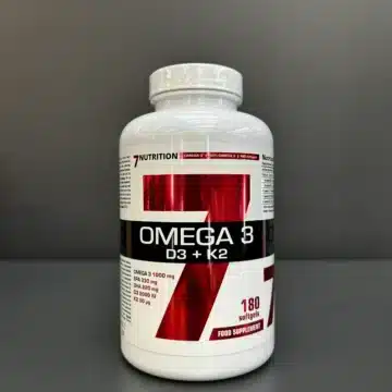 7 Nutrition Omega-3 + D3 + K2 - 180 kaps.