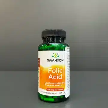 Swanson Folic Acid - 250 kaps.